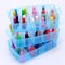 Craft Storage Organizer,Hot Wheels Case,Sewing Box,3-Tier Plastic Organizer Box with Dividers, Storage Containers for Organizing Art Supplies, Fuse Beads,Washi Tape, Kids Toy,Blue